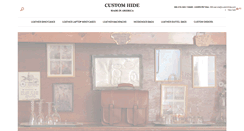 Desktop Screenshot of customhide.com